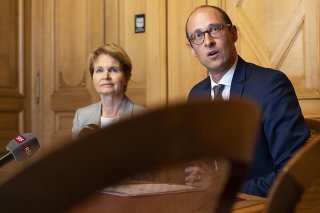 Martin Candinas, président du National, et Brigitte Häberli-Koller, présidente des Etats, recevront le public au Palais fédéral à l'occasion du 1er août (archives).
